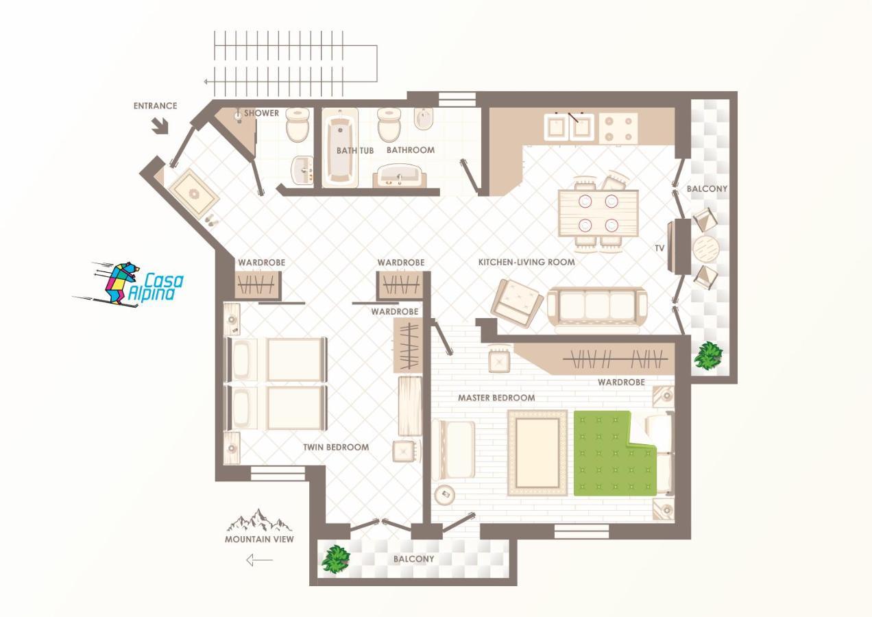 Apartment Casa Alpina - Aosta